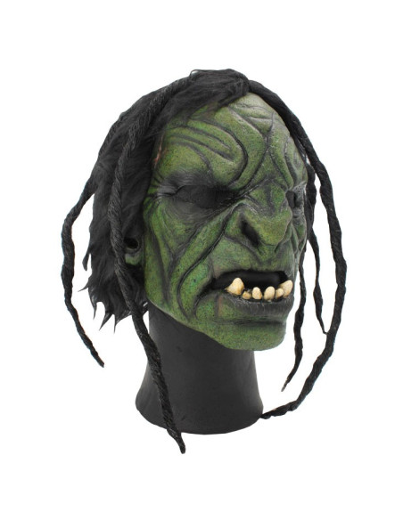 Orc mask with hair