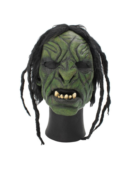 Orc mask with hair