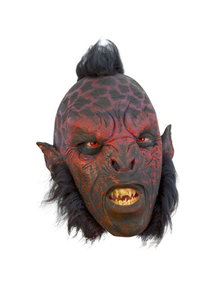 Fleshly Orc mask with hair