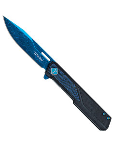 Field Knife brand Tokisu model Damascus Blue