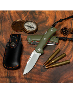 Cudeman Mini Ranger Field Knife, with sheath