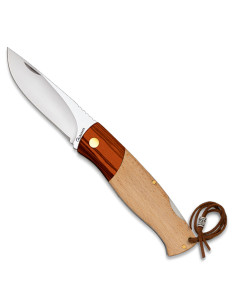 Albainox Field Knife with Two-Tone Wooden Handle