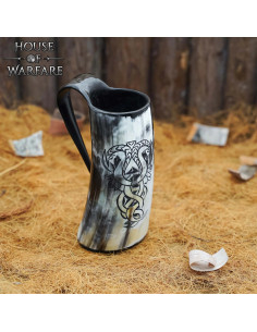 Medieval Snake Horn Mug