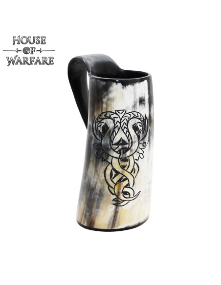 Medieval Snake Horn Mug