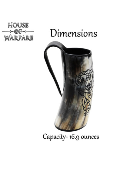 Medieval Snake Horn Mug