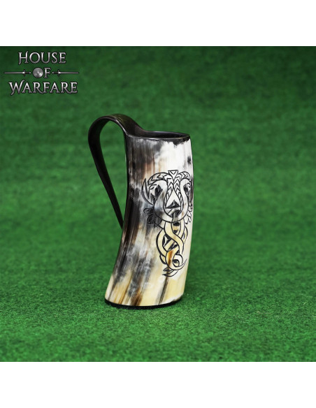 Medieval Snake Horn Mug