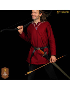 Large black leather adjustable holster, right or left hand 2