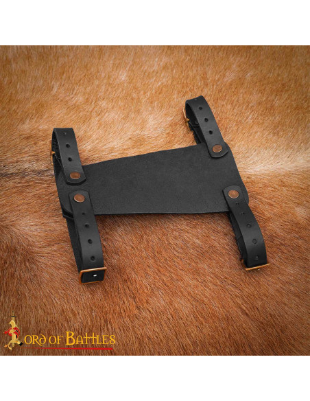 Medieval adjustable leather belt...