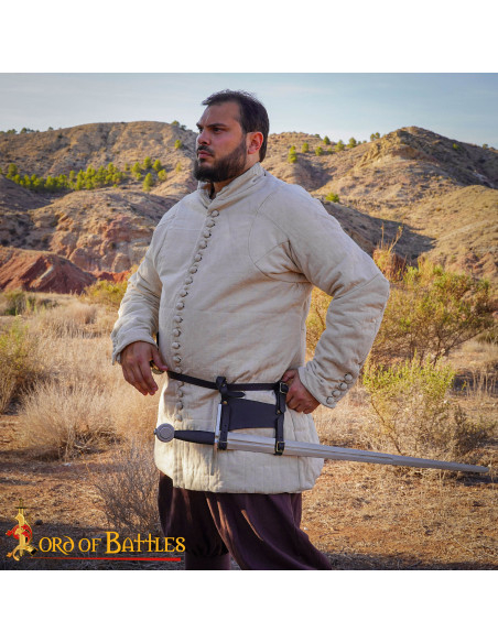 Medieval adjustable leather belt...