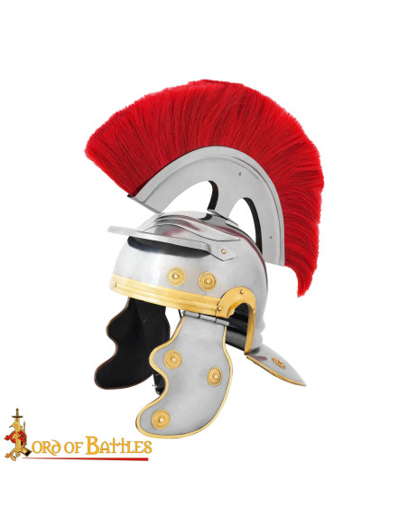 Roman Centurion Helmet with Red Crest
