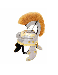 Roman Centurion Helmet with Yellow Crest
