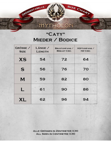 Medieval leather corset model Caty,...