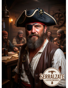 Handmade Captain Jack Pirate Hat