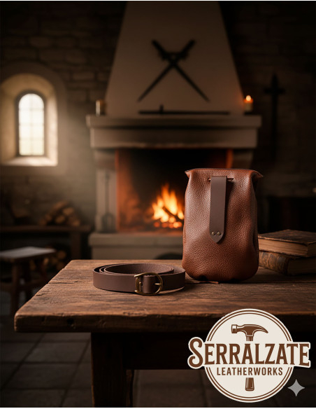 Celtic Warrior Medieval Bag with Belt...