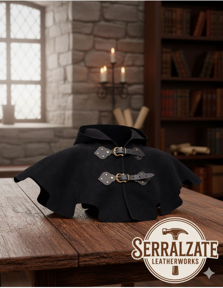 Medieval Godfrey hood and shoulder...