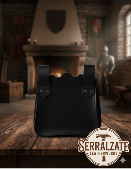 Medieval Belt Bag Ferocia - Black