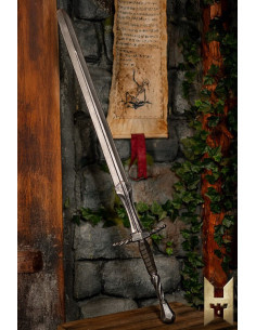 Long Imperial Sword finished in steel for LARP (120 cm.) 2