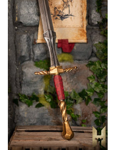 Long Imperial Sword with Gold Finish for LARP (120 cm.) 2