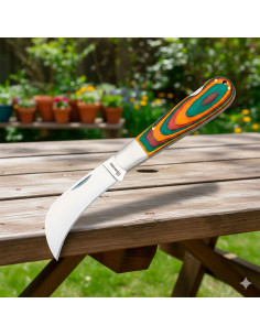 Albainox Field Knife in colorful model Tranchete (7.7 cm.)