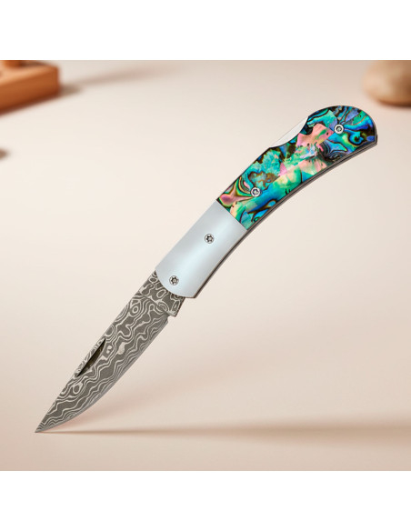 Albainox Pocket Knife with Mother of...