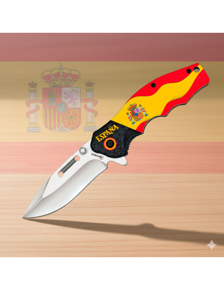 Albainox Tactical Knife, Spain Flag...
