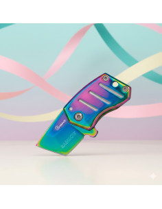 Mini Albainox Rainbow model pocket knife, tanto (7.8 cm.)