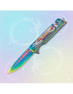 Albainox Rescue Knife Model Rainbow Scorpion