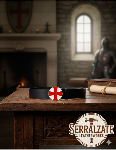 Templar belt cross paté - Black