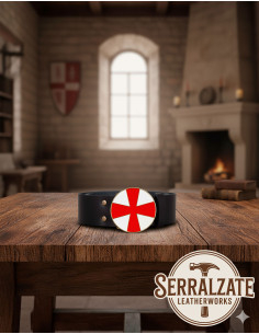 Templar belt cross paté - Black 2