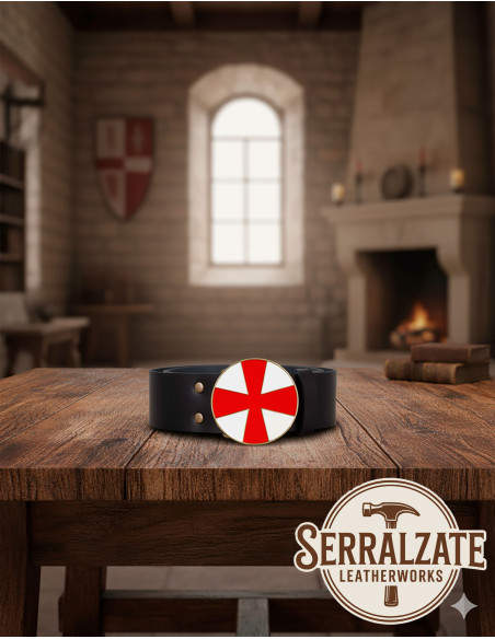 Templar belt cross paté - Black