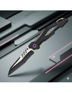 Albainox Tactical Knife with brushed black finish (30 cm.) 2