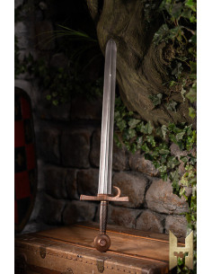Medieval LARP sword model Milanese, bronze finish (91 cm.)