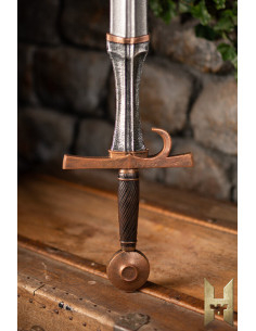 Medieval sword for LARP model Milanese, bronze finish... 2