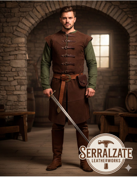 Baldomero Medieval Tunic - Brown