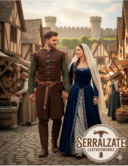 Baldomero Medieval Tunic - Brown