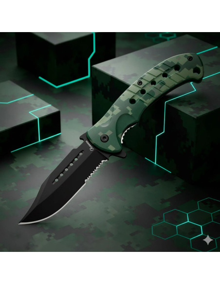 Albainox Camo pixel Tactical Knife...