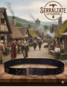 Medieval decorated belt Pelayo - Black
