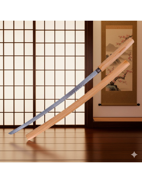 Decorative Shirasaya, satin-finished... Decorative Shirasaya, satin-finished...