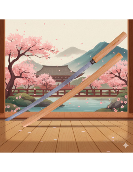 Decorative Shirasaya, satin-finished... Decorative Shirasaya, satin-finished...