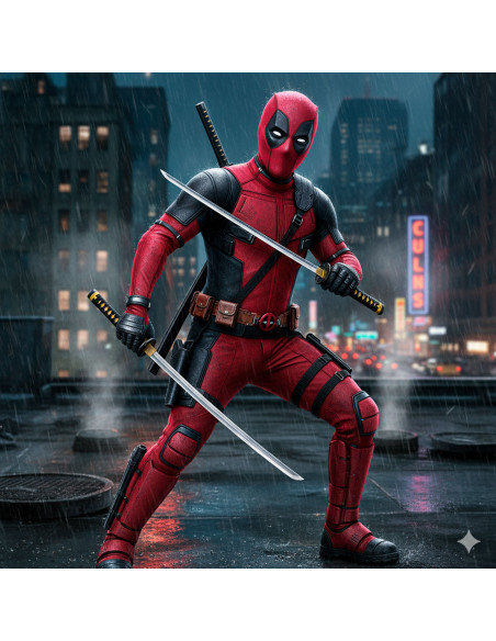 Set of 2 katanas with back sheath for... Set of 2 katanas with back sheath for...