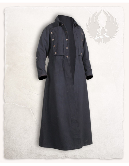 Medieval coat model Kondor, black color