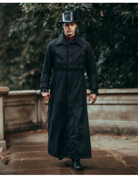 Medieval coat model Kondor, black color