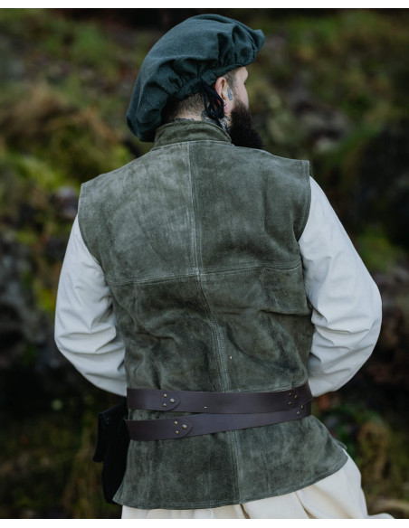 Medieval leather vest model Laertes,... Medieval leather vest model Laertes,...