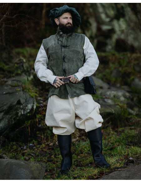 Medieval leather vest model Laertes,... Medieval leather vest model Laertes,...