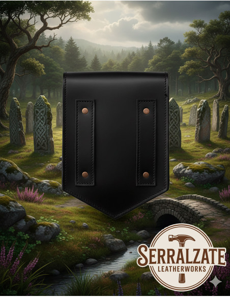 Medieval leather bag model Catalina,...