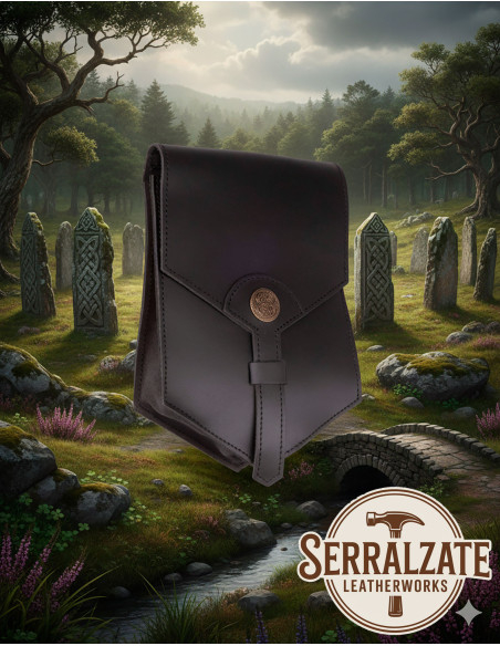 Medieval leather bag model Catalina,...