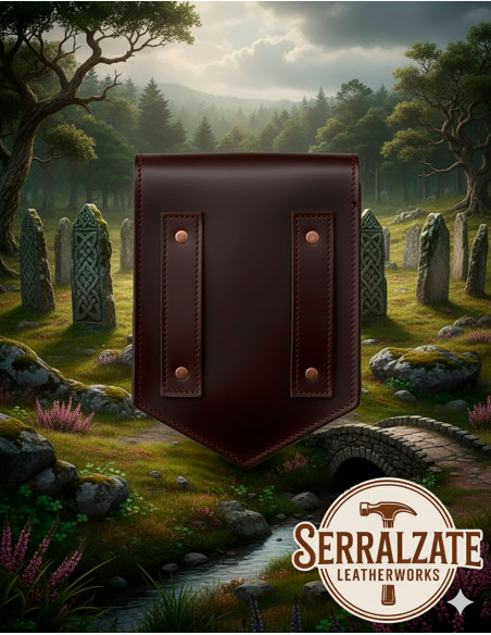 Celtic leather bag model Brigida,...