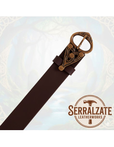 Celtic Knot Belt Evergreen in Dark Brown 2