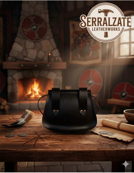 Viking horn belt bag, Gjallarhorn for...