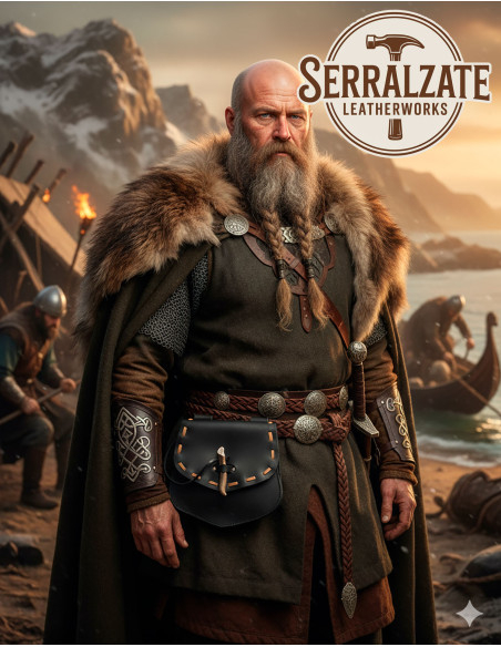 Viking horn belt bag, Gjallarhorn for...